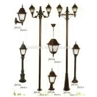 Liang Figure outdoor Classic cast iron garden lamp post